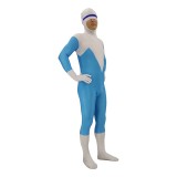[Kids/Adults]Incredibles Frozone Lucius Best Jumpsuit Costume Halloween Zentai Costume
