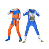 [Kids/Adults] Anime Dragon Ball Son Goku Bejita Cosplay Costume Jumpsuit Halloween Zentai Costume
