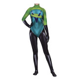 [Kids/Adults] Incredibles Voyd Zentai Costume Halloween Cosplay Spandex Jumpsuit
