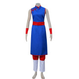 [Kids/Adults] Anime Dragon Ball Chi Chi Costume Unisex  Cosplay Dress Hallowee Party Outfit