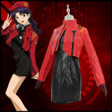 Anime Neon Genesis Evangelion EVA Misato Katsuragi Costume Dress and Jacket Halloween Costume