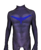 [Kids/Adults] Nightwing Robin Dick Grayson Cosplay Costume Halloween Zentai Costume Jumpsuit
