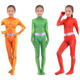 [Kids/Adults] Totally Spies Sam Clover Alex Mandy Jumpsuit Costume Halloween Spandex Zentai Costume