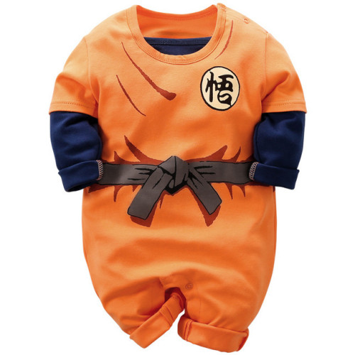 Anime Dragon Ball Baby Toddler Costume Son Goku Baby Halloween Costume