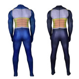 [Kids/Adults]Anime Dragon Ball Bejita Yonsei Vegeta IV Cosplay Costume Halloween Zentai Costume Jumpsuit Outfit