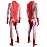 [Kids/Adults] Teen Titans Impulse Kid Flash Zentai Costume Bart Allen Halloween Jumpsuit Costume