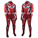 [Kids/Adults] Teen Titans Beast Boy Red Zentai Costume Hallooween Festival Party Outfit