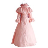 Anime Fairy Tail Mavis Vermilion Cosplay Dress Halloween Girls Women Cosplay Pink Dress
