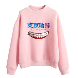 Anime Tokyo Ghoul Turtle Neck Sweatshirt Long Sleeve Unisex Pullover Streetwear Tops