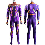 [Kids/Adults] Teen Titans Starfire Purple Zentai Costume Halloween Cosplay Outfit