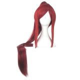 Anime Fairy Tail Erza Scarlet Red Costume With Wigs Full Set Halloween Party Cosplay Costume Outfit