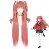 Anime Kakegurui Compulsive Gambler Yumemi Yumemite Cosplay Wig With Hair Band Headwear