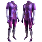 [Kids/Adults] Teen Titans Starfire Princess Koriand'r Zentai Costume Halloween Cosplay Jumpsuit