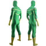 [Kids/Adults] Kick-Ass Green Zentai Costume Halloween Unisex Jumpsuit Costume Outfit
