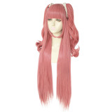 Anime Kakegurui Compulsive Gambler Yumemi Yumemite Cosplay Wig With Hair Band Headwear