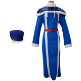 Anime Fairy Tail Juvia Lockser Cosplay Costume With Hat Halloween Party Costume