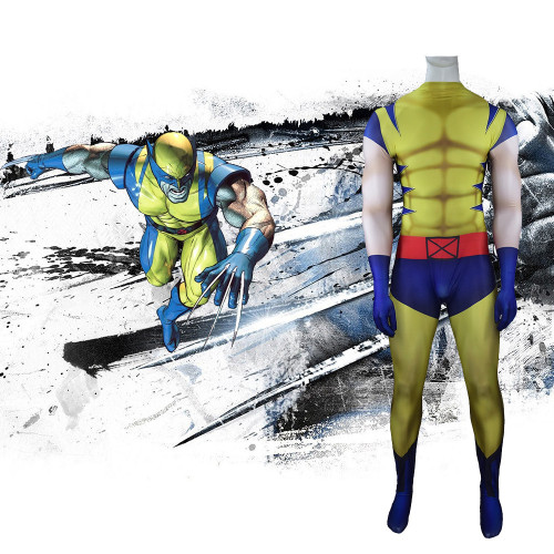 [Kids/Adults] Wolverine Spandex Zentai Costume Halloween Cosplay Outfit