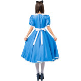 Alice in Wonderland Alice Costume Blue Maid Cosplay Costume For Women Girls