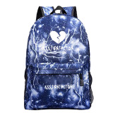 XXXtentacion Broken Heart Print Backpack Students Backpack Shcool Backpack For Girls Boys