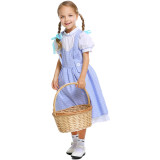 The Wizard of Oz Dorothy Gale Kids Costume Dress Girls Halloween Cosplay Dress