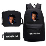 XXXtentacion Rrvenge Backpacks Set 3pcs Backpack With Lunch Box Bag and Pencil Bag Set For Students