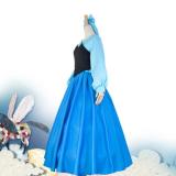 The Little Mermaid Ariel Cosplay Dress Halloween Blue Women Girls Cosplay Dress Outfit