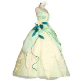 Princess Tiana Dress Cosplay Costume Carnival costume Halloween Party Women Cosplay Outfit