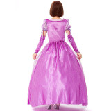 Tangled Princess Rapunzel Cosplay Dress Halloween Women Girls Party Costume Outfit