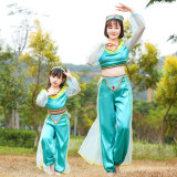 [Kids/Adults] Princess Jasmine Halloween Costume Dress Mom and Me Matching Halloween Outfit