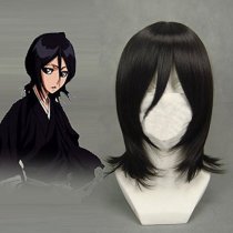 Anime Bleach Rukia Kuchiki Cosplay Wigs Black Wigs