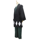Anime Bleach Kisuke Urahara Cosplay Costume Full Set With Wigs Hat Shoes and Socks Halloween Whole Set Cosplay Outfit