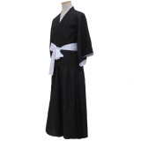 Anime Bleach Rukia Kuchiki Cosplay Costume Black Komono Halloween Unsiex Costume
