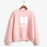 BTS Fashion Hoodie Long Sleeves Turtle Neck Fall and Winter Unisex Hoodie