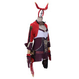 Genshin Impact Amber Cosplay Costume With Headband and Glassess Halloween Carnival Party Costume
