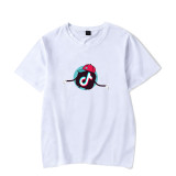 Tik Tok Unisex Short Sleeve T-shirt Casual Streetwear Tee Tops