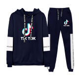 Tik Tok Youth Sweatsuit Long Sleeve Hoodie and Sweatpants 2pcs Set