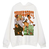Travis Scott Streetwear Hoodie Hip Hop Oversize Hooded Swearshirt Cotton Shirt Outfit