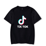 Tik Tok Unisex Short Sleeve T-shirt Casual Streetwear Tee Tops