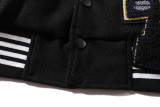 Travis Scott Baseball Jacket Casual Oversize Trendy Unisex Coat Outfit With PU Sleeve