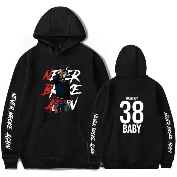 YoungBoy Never Broke Again Hoodie Casual Women Men Long Sleeve Hooded Sweatshirt Streetwear