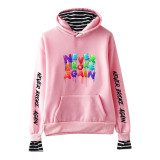 YoungBoy Never Broke Again Fake Two Piece Sweatshirt Long Sleeve Casual Women Winter Fall Pullover Tops