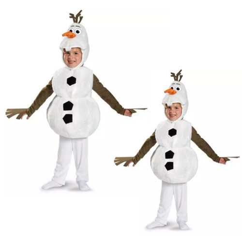 Christmas Olaf Costume Kids Girls Boys Christmas Cosplay Outfit Halloween Cosplay Costume