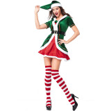 Christmas Men Women Elf Costume Couple Matching Cosplay Costume Outfit
