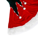 Christmas Costume Women Xmas Cosplay Dress With Hat Christmas Party Dress