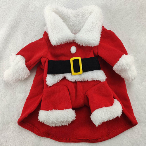 Fashion Christmas Thickened Autumn And Winter Comfy Costumes Pet Costumes