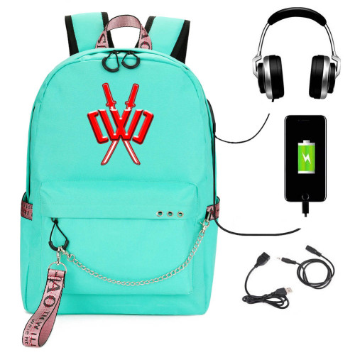 Chad Wild Clay Cross Shoulder Bag School Book Bag With USB Charging Port