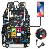 Chad Wild Clay Students Backpack Capacity Rucksack Travel Bag With USB Charging Port