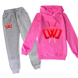 Chad Wild Clay Kids Fashion Sweatshirt and Sweatpants Set Girls Boys Sweatsuit