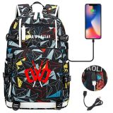 Chad Wild Clay Students Backpack Capacity Rucksack Travel Bag With USB Charging Port