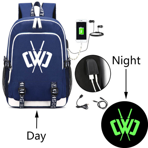 Chad Wild Clay Backpack Computer Backpack Travel Bag Students School Bag With USB Charging Port